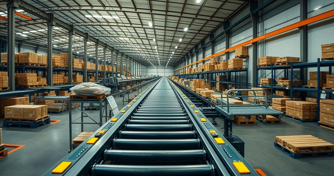 Revolucione sua Logística com a Esteira Transportadora de Roletes Livres