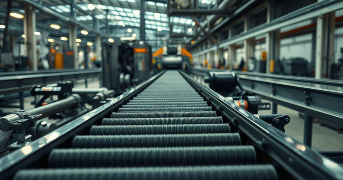 Correia transportadora industrial: a chave para eficiência e produtividade